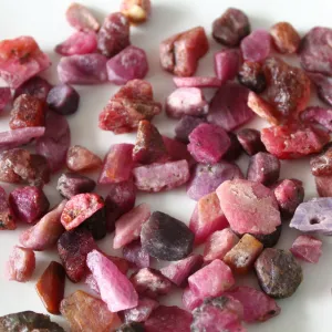 1000 Grams Natural Raw Ruby Stone for cabbing / beading, wirewrapping | Lapidary Rough Ruby Stones