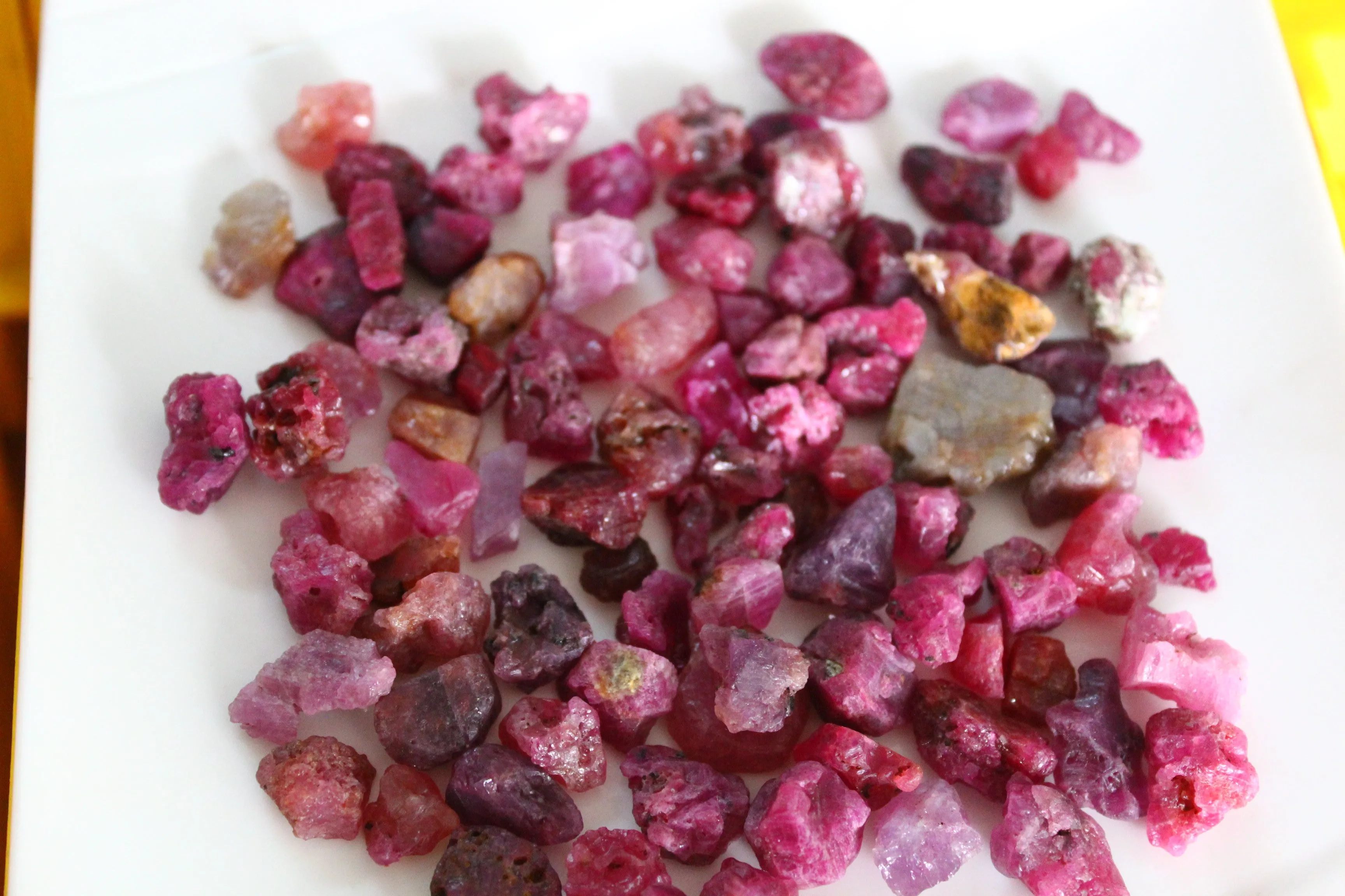 1000 Grams Natural Raw Ruby Stone for cabbing / beading, wirewrapping | Lapidary Rough Ruby Stones