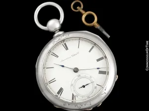 1861 Waltham Appleton Tracy Civil War 18 size Pocket Watch - Same Brand Given to Abraham Lincoln at Gettysburg