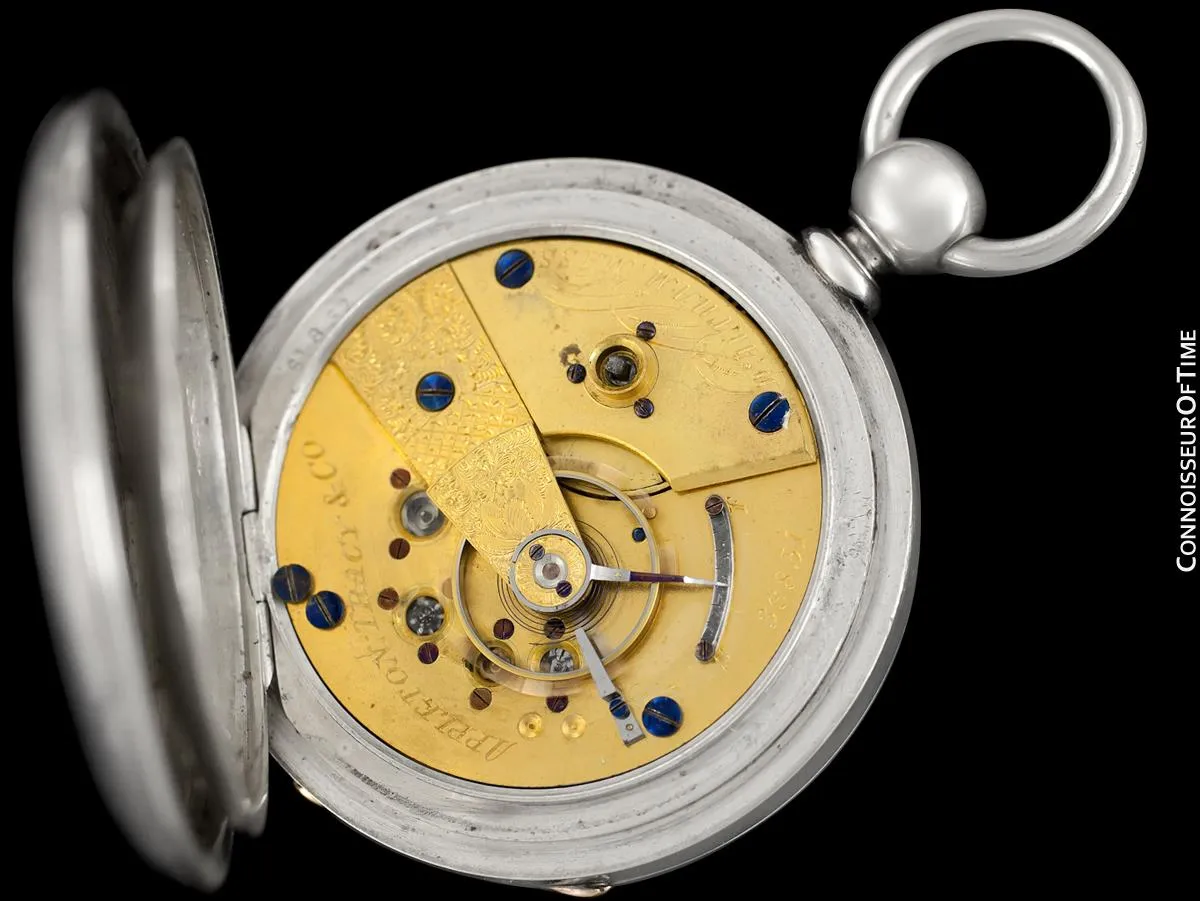 1861 Waltham Appleton Tracy Civil War 18 size Pocket Watch - Same Brand Given to Abraham Lincoln at Gettysburg
