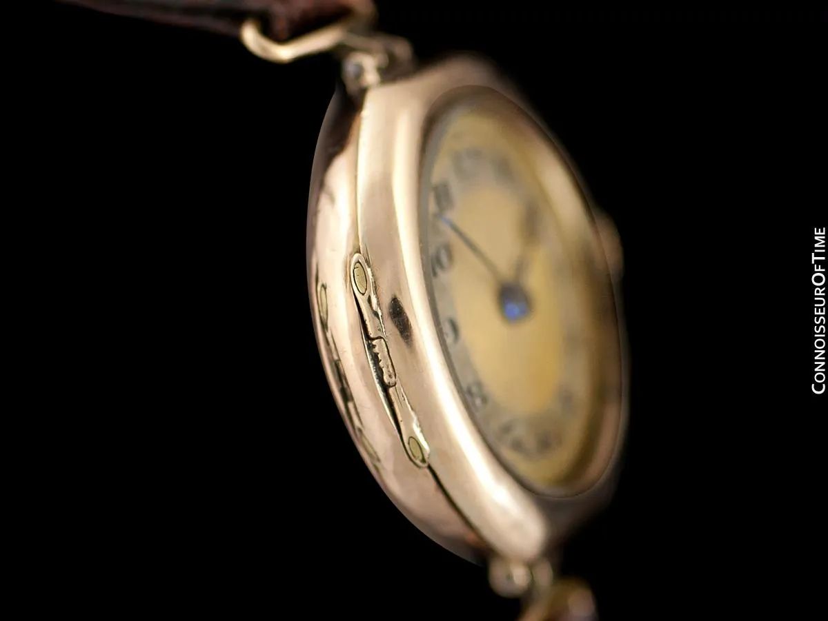 1920's Rolex Ladies Vintage Art Deco Watch - 9K Rose Gold