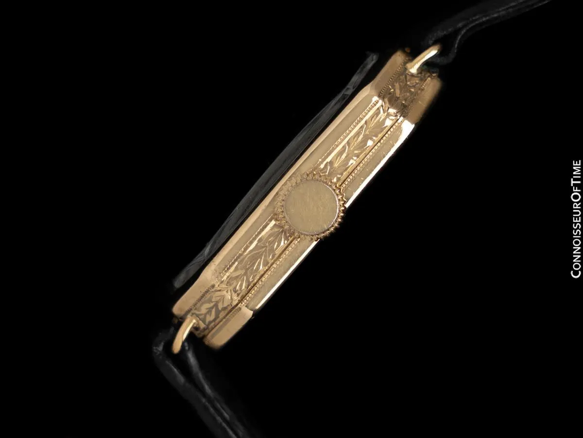 1923 Rolex Ladies Vintage Art Nouveau Watch - 18K Gold