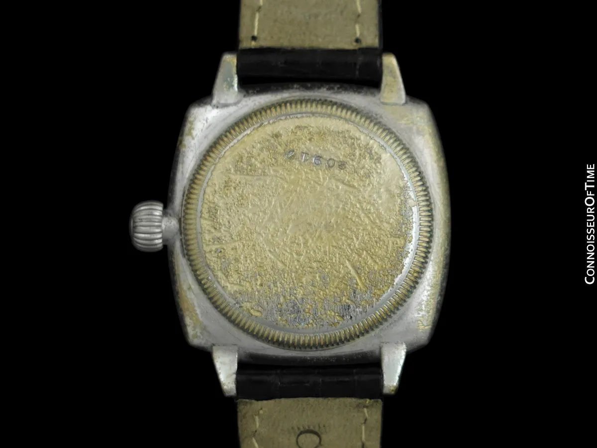 1927 Rolex Rare Very Early Oyster Vintage Mens Chromium Watch - One of the Earliest Oysters Made