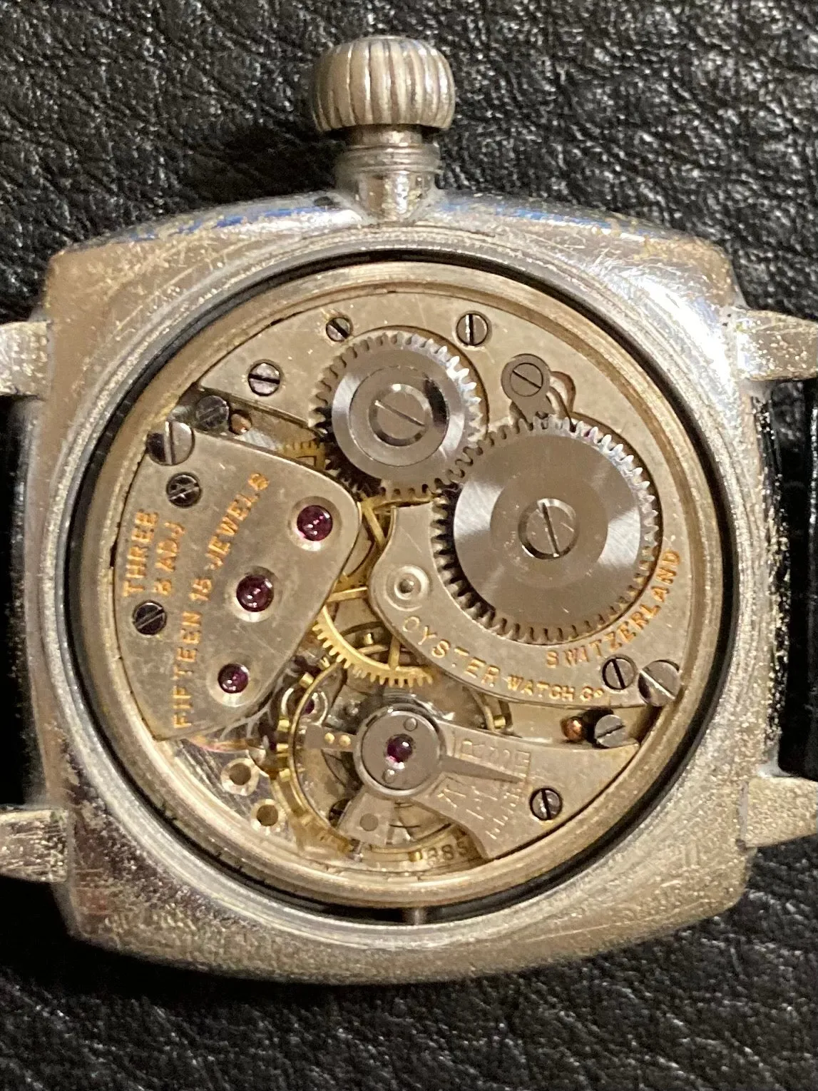 1927 Rolex Rare Very Early Oyster Vintage Mens Chromium Watch - One of the Earliest Oysters Made