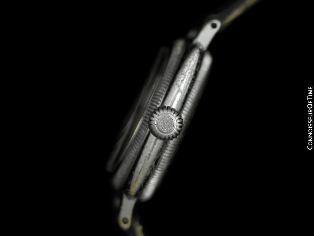 1927 Rolex Rare Very Early Oyster Vintage Mens Chromium Watch - One of the Earliest Oysters Made