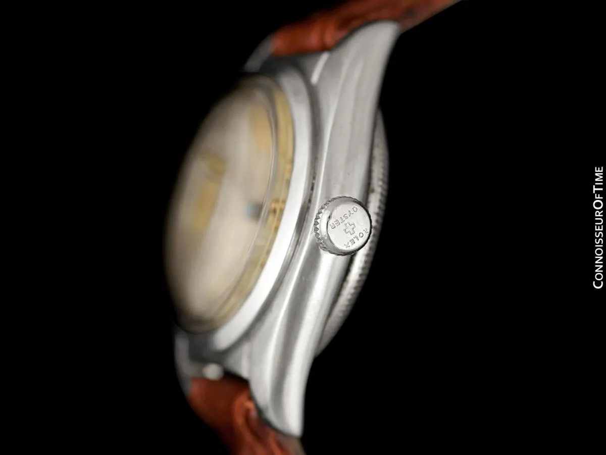 1946 Rolex Vintage Mens WWII Era Bubbleback, Ref. 2940, Stainless Steel - Very Fine & Rare