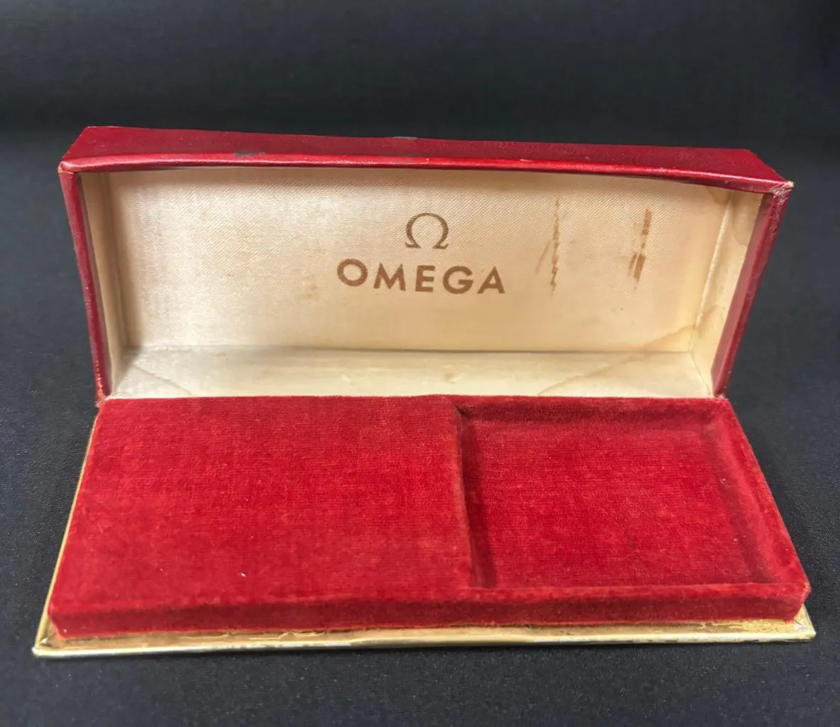 1947 Omega Cosmic Large Vintage Triple Date, Moon Phase Watch - 18K Gold Plated with Box