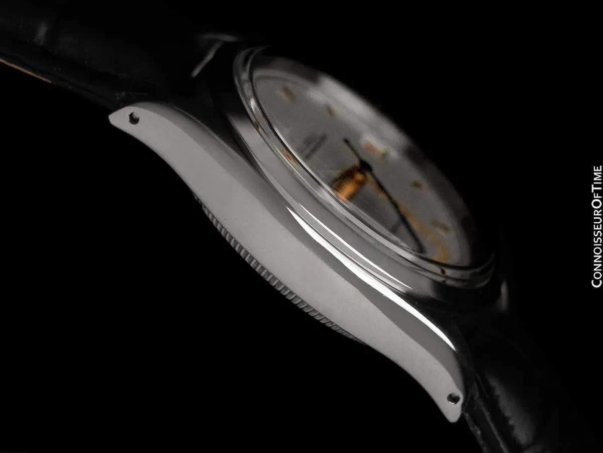 1952 Rolex Oysterdate Vintage Mens Handwound Watch with Red Date - Stainless Steel & 18K Gold