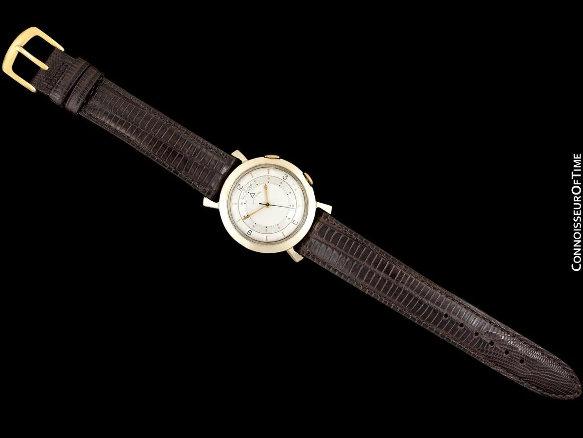 1955 Jaeger-LeCoultre Memovox Vintage Mens Reveil Wrist Alarm - 10K Gold Filled