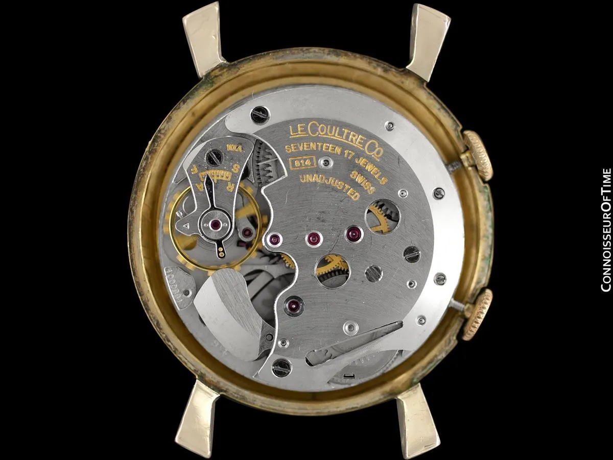 1955 Jaeger-LeCoultre Memovox Vintage Mens Reveil Wrist Alarm - 10K Gold Filled