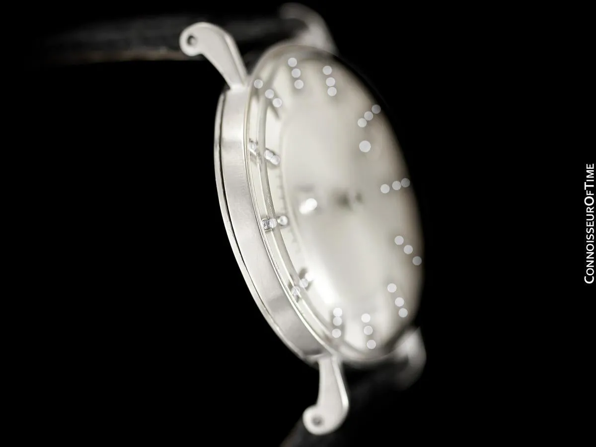 1956 Jaeger-LeCoultre / Vacheron & Constantin Vintage Galaxy Mystery Dial - 14K White Gold & Diamonds