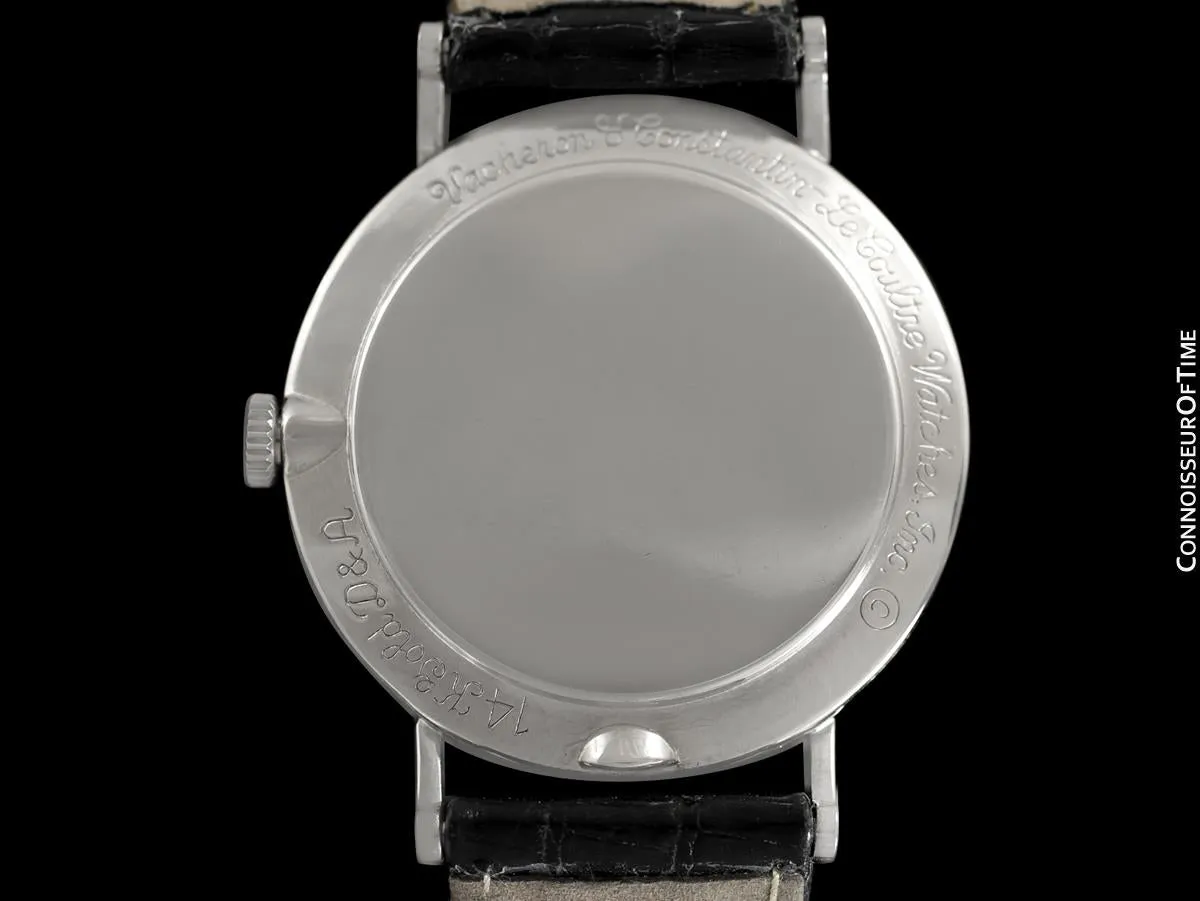 1956 Jaeger-LeCoultre / Vacheron & Constantin Vintage Galaxy Mystery Dial - 14K White Gold & Diamonds