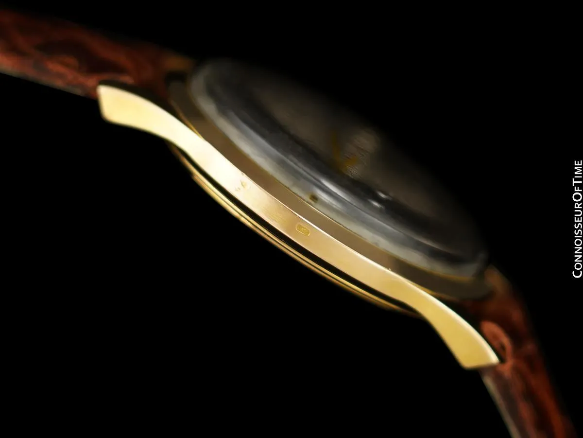 1956 Jaeger-LeCoultre Vintage Large Mens "Waterproof" Watch - 18K Gold