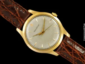 1956 Jaeger-LeCoultre Vintage Large Mens "Waterproof" Watch - 18K Gold