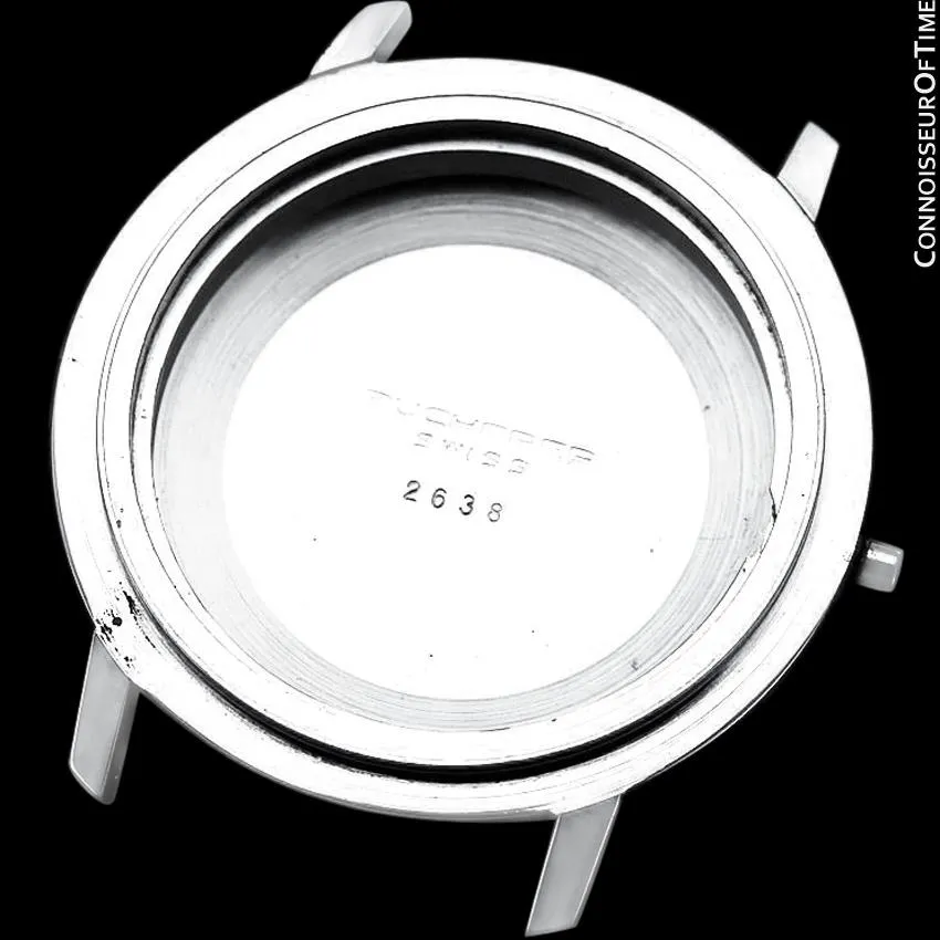 1960's Bucherer Vintage Mens Officially Certified Chronometer Watch - Stainless Steel