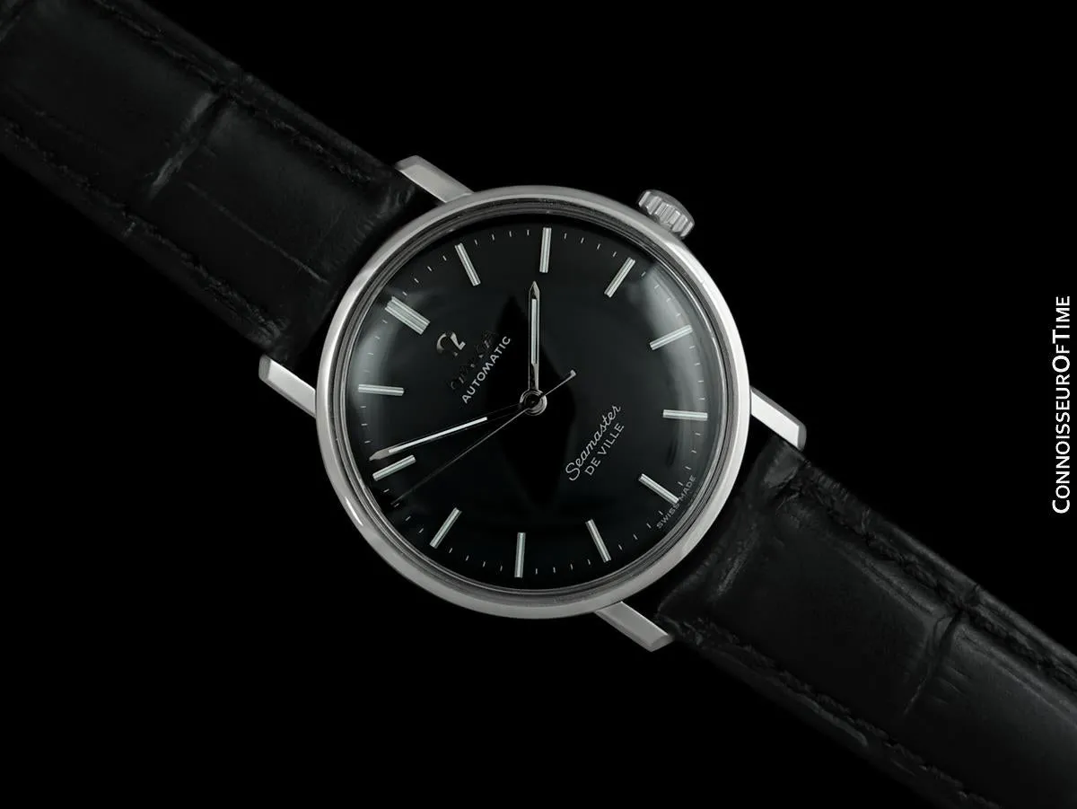 1960's Omega Seamaster De Ville Vintage Mens Automatic Watch - Stainless Steel
