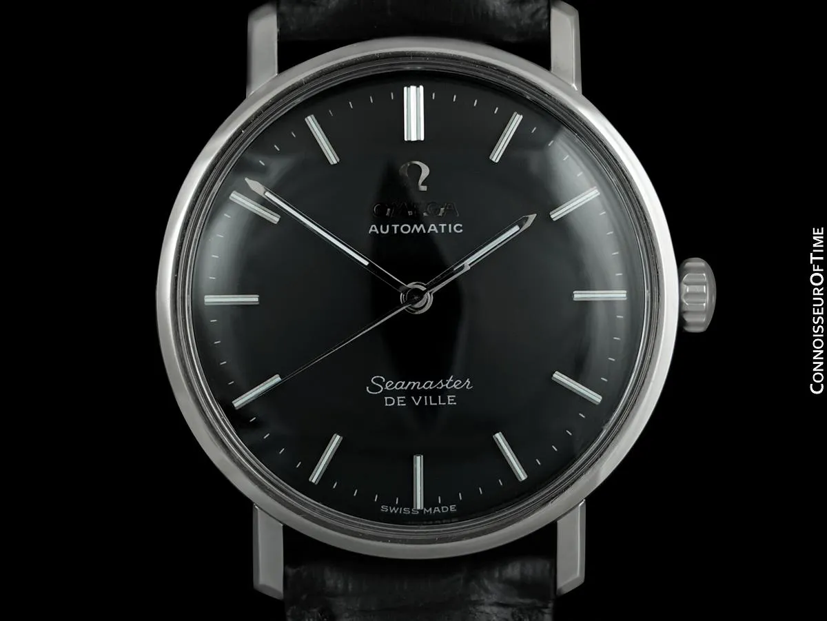 1960's Omega Seamaster De Ville Vintage Mens Automatic Watch - Stainless Steel
