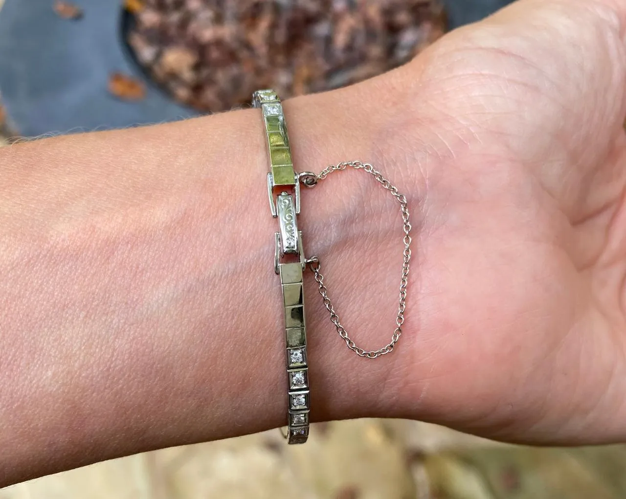 1960's Rolex Ladies Vintage Cocktail Watch - 18K White Gold & Diamonds