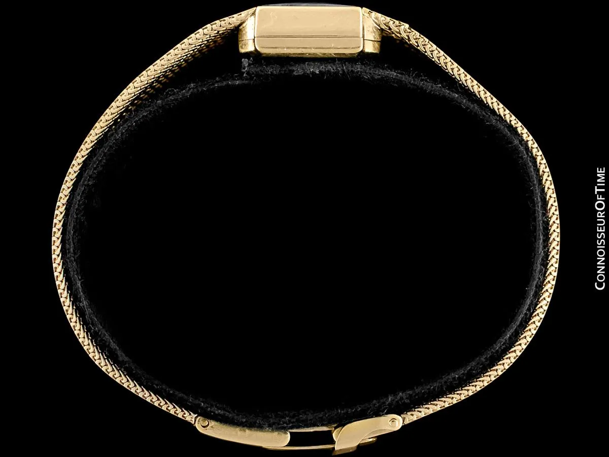 1960's Rolex Vintage Ladies Bracelet Dress Watch - 14K Gold