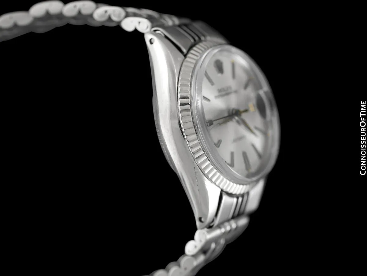 1961 Rolex Classic Vintage Ladydate Ladies Date (Datejust) Watch, Silver Dial - Stainless Steel and 18K White Gold
