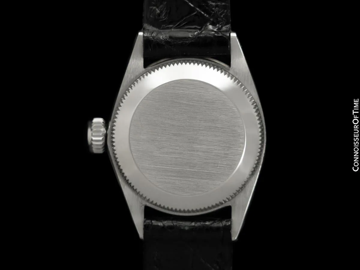 1964 Rolex Vintage Ladies Date Datejust Watch, Wine Diamond Dial - Stainless Steel & 18K White Gold