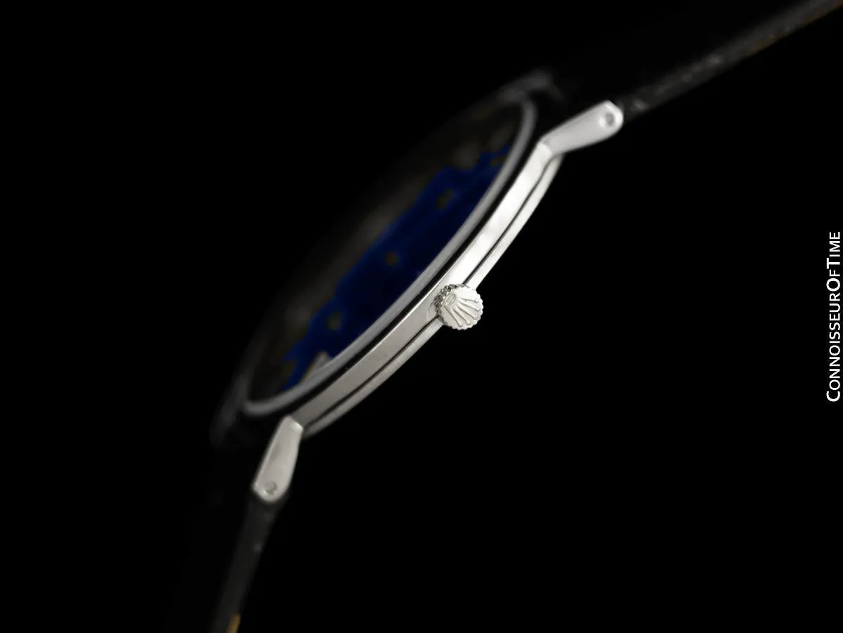 1966 Rolex Cellini Vintage Mens Handwound Larger Ref. 3602 Watch - 18K White Gold