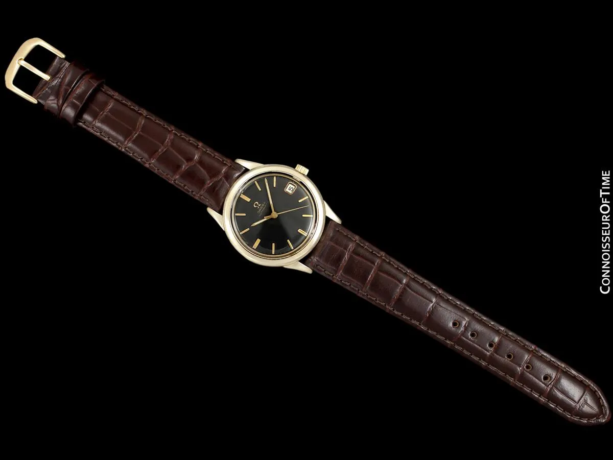 1967 Omega (Seamaster) Rare Cal. 560 Vintage Mens Watch, Automatic, Date - 10K Gold Filled & Stainless Steel