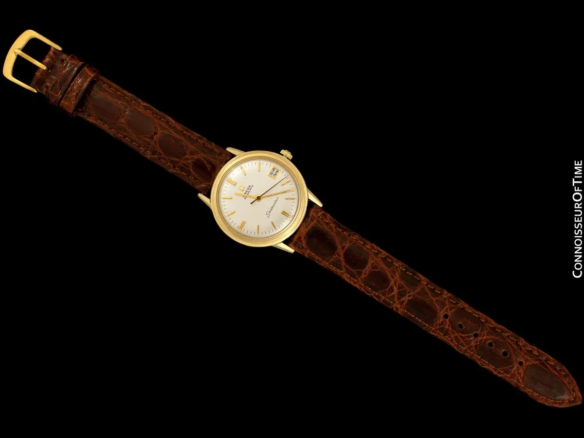 1967 Omega Seamaster Rare Cal. 560 Vintage Mens Watch, Automatic, Date - 14K Gold Filled