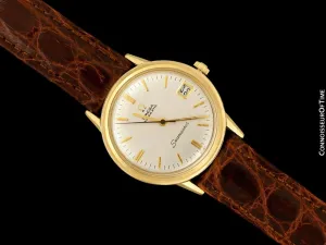 1967 Omega Seamaster Rare Cal. 560 Vintage Mens Watch, Automatic, Date - 14K Gold Filled