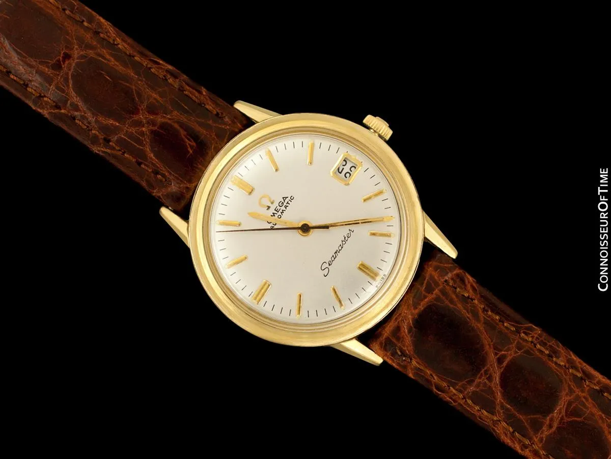 1967 Omega Seamaster Rare Cal. 560 Vintage Mens Watch, Automatic, Date - 14K Gold Filled