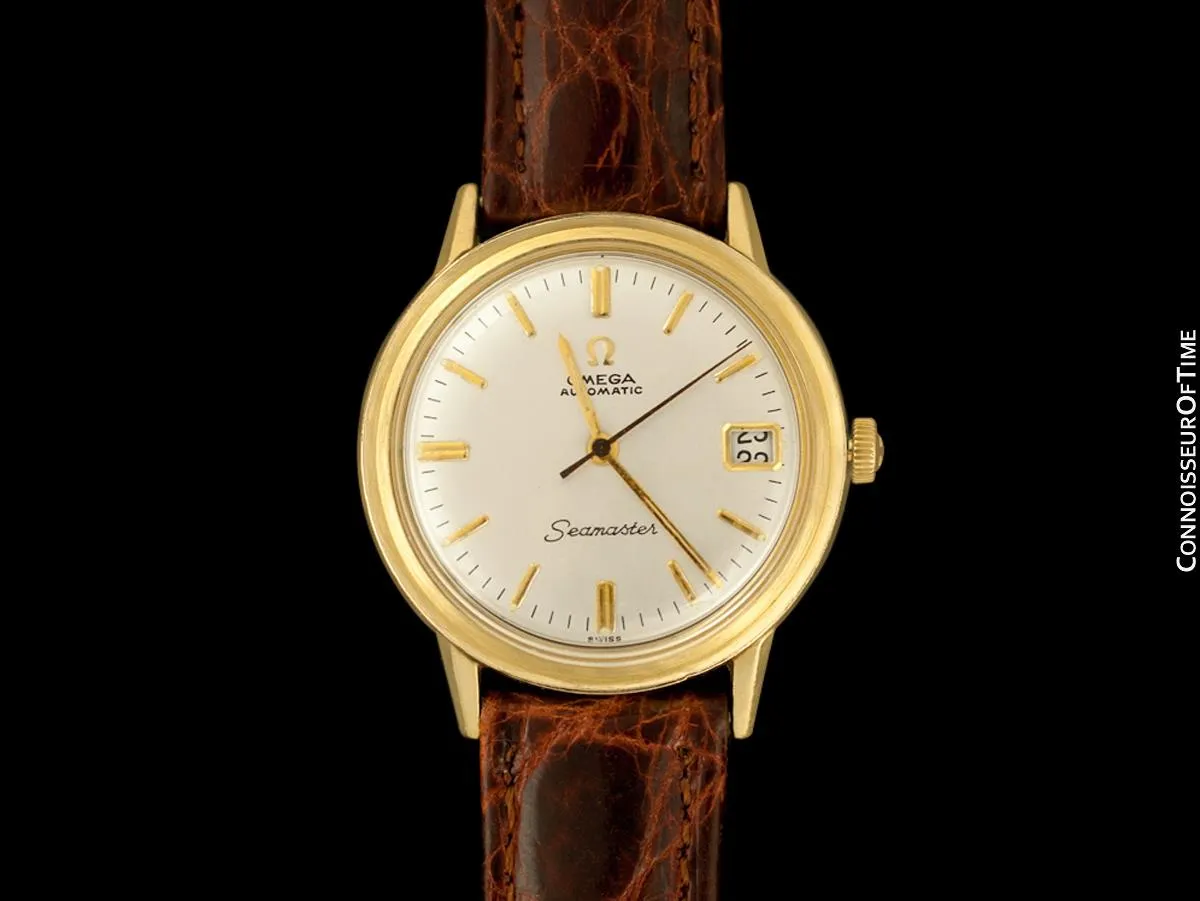 1967 Omega Seamaster Rare Cal. 560 Vintage Mens Watch, Automatic, Date - 14K Gold Filled