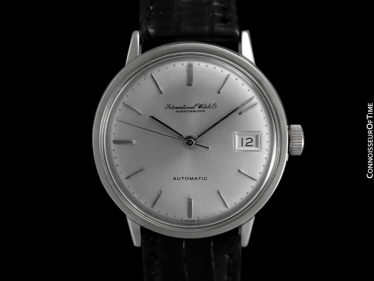 1968 IWC Vintage Mens Full Size Watch, Cal. 8541 Automatic with Date - Stainless Steel