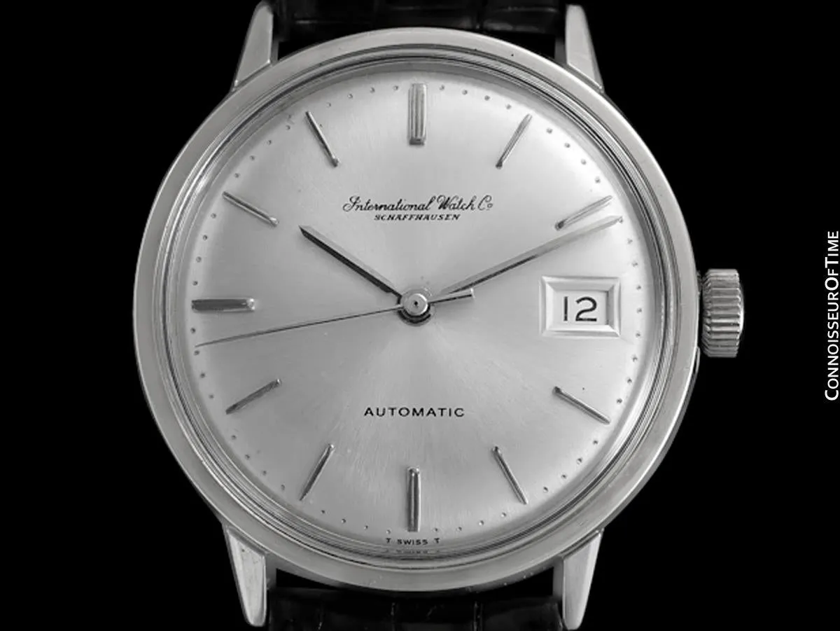 1968 IWC Vintage Mens Full Size Watch, Cal. 8541 Automatic with Date - Stainless Steel