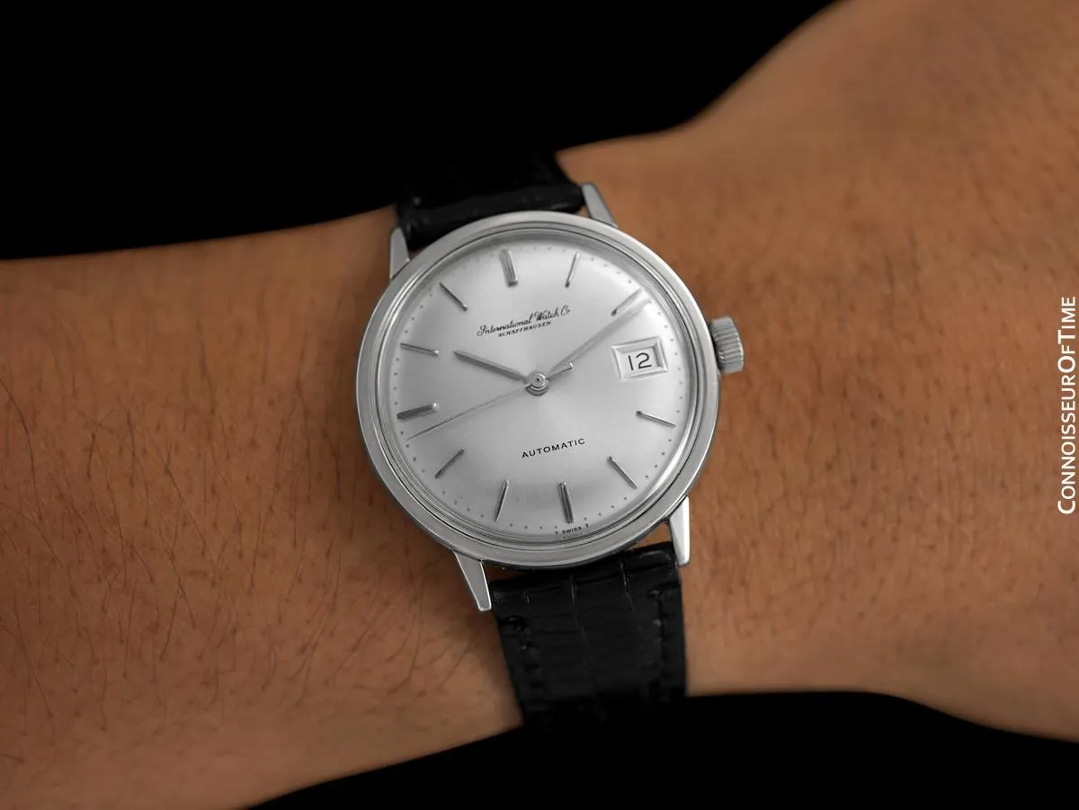 1968 IWC Vintage Mens Full Size Watch, Cal. 8541 Automatic with Date - Stainless Steel