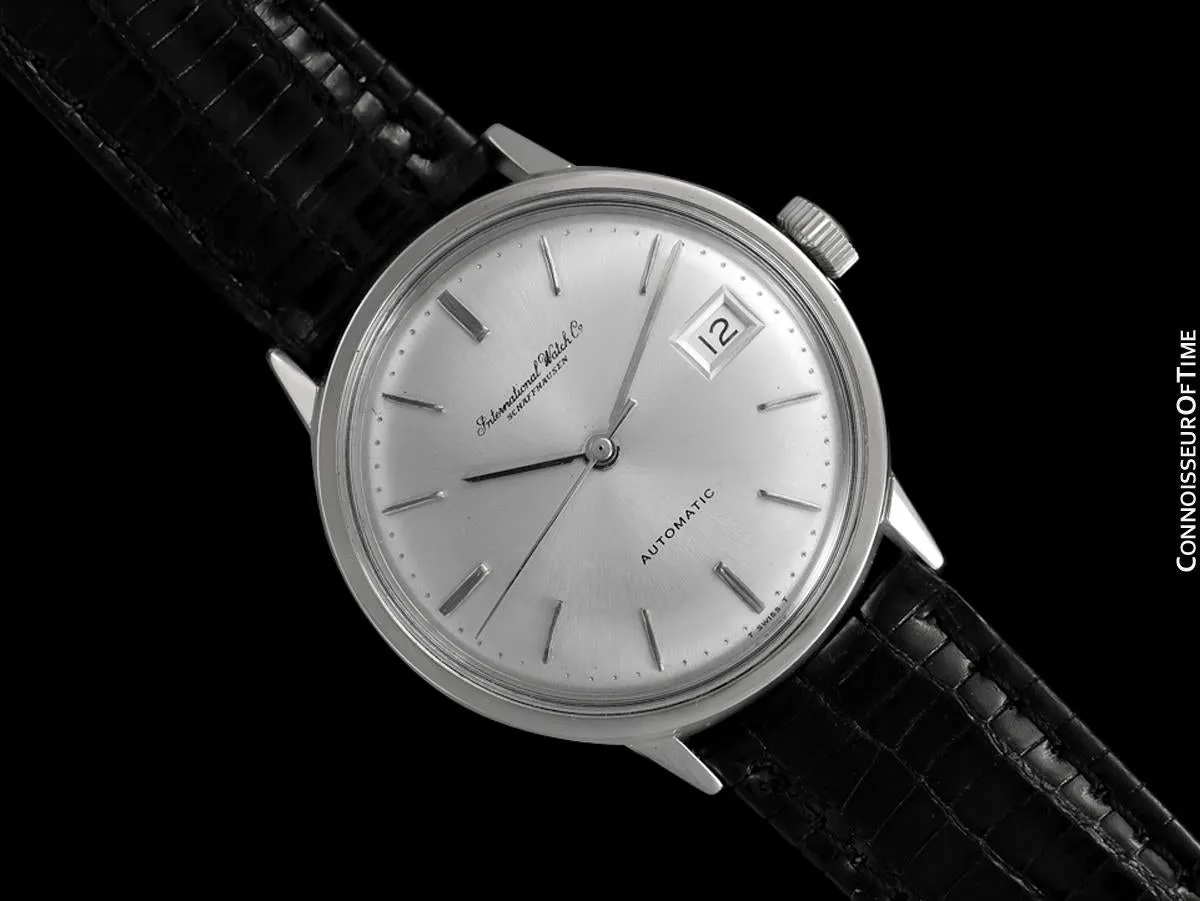 1968 IWC Vintage Mens Full Size Watch, Cal. 8541 Automatic with Date - Stainless Steel