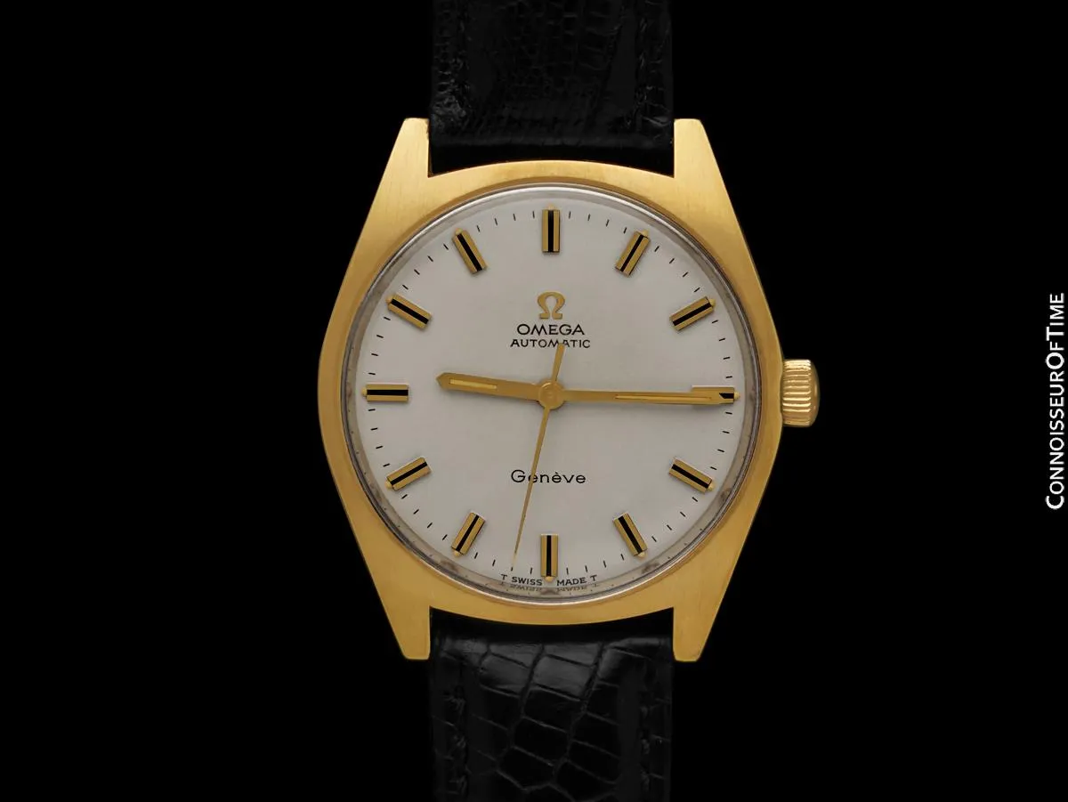 1969 Omega Geneve De Ville Vintage Mens Stainless Steel Watch - Near NOS with Papers & Boxes