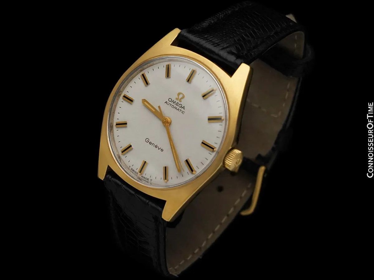 1969 Omega Geneve De Ville Vintage Mens Stainless Steel Watch - Near NOS with Papers & Boxes