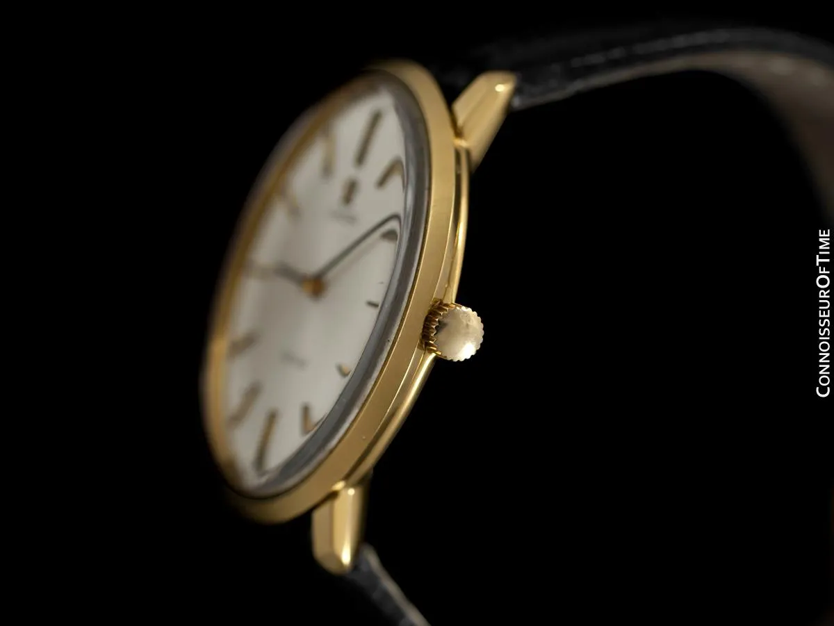 1971 Omega De Ville Mens 18K Gold Plated and Stainless Steel Dress Watch - Box & Papers