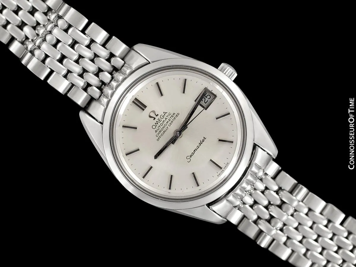 1972 Omega Seamaster Chronometer Vintage Mens Cal. 1011 Watch - Stainless Steel