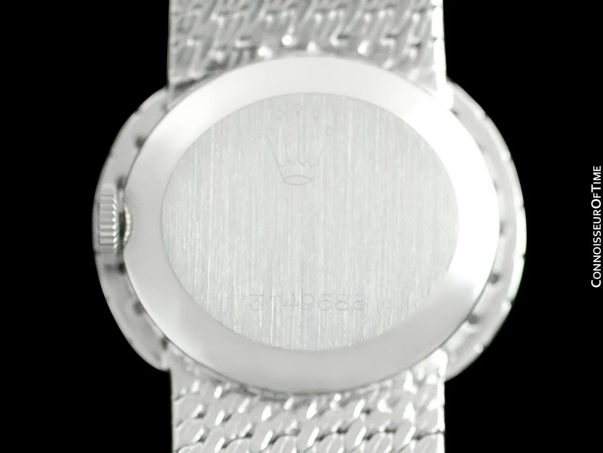 1972 Rolex Ladies Vintage Dress Bracelet Watch - Stainless Steel & Diamonds