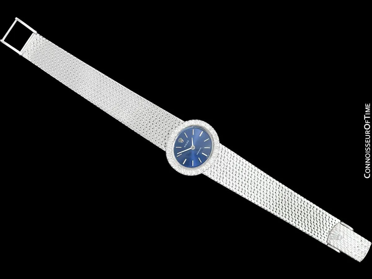 1972 Rolex Ladies Vintage Dress Bracelet Watch - Stainless Steel & Diamonds