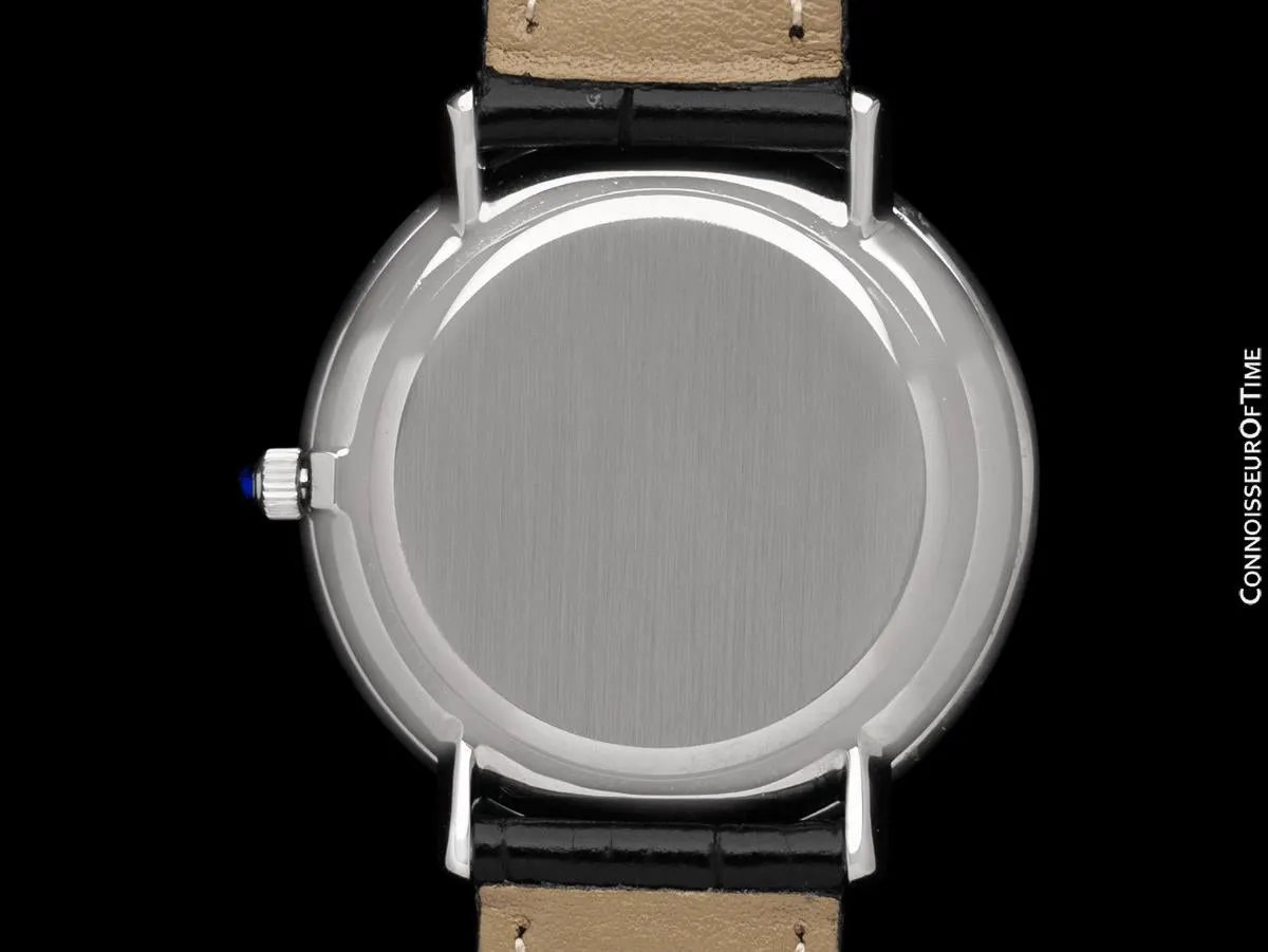 1973 Omega Vintage De Ville Mens Full Size Automatic Watch with Blue Vignette Dial - Stainless Steel