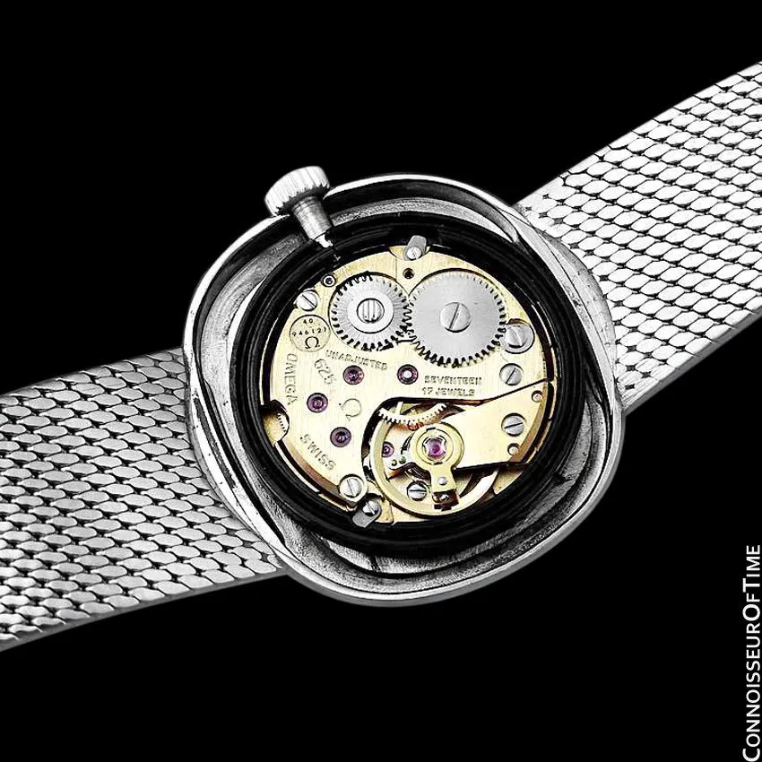 1978 Omega De Ville Vintage Ladies Handwound Watch - Stainless Steel