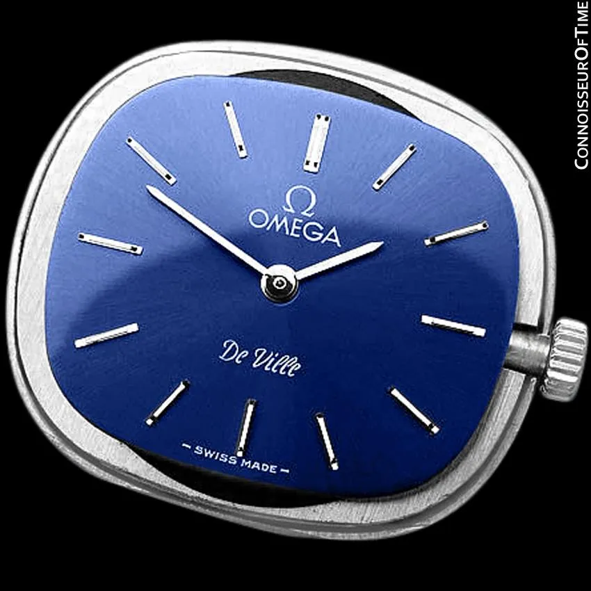 1978 Omega De Ville Vintage Ladies Handwound Watch - Stainless Steel
