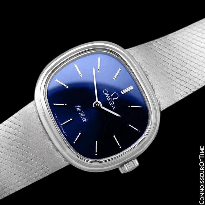 1978 Omega De Ville Vintage Ladies Handwound Watch - Stainless Steel