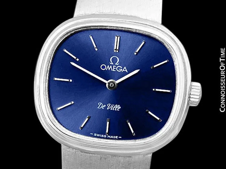 1978 Omega De Ville Vintage Ladies Handwound Watch - Stainless Steel