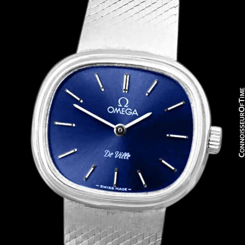 1978 Omega De Ville Vintage Ladies Handwound Watch - Stainless Steel