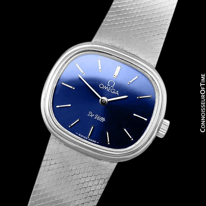 1978 Omega De Ville Vintage Ladies Handwound Watch - Stainless Steel