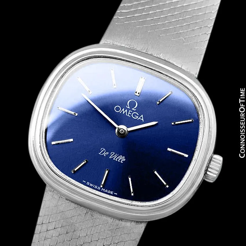 1978 Omega De Ville Vintage Ladies Handwound Watch - Stainless Steel