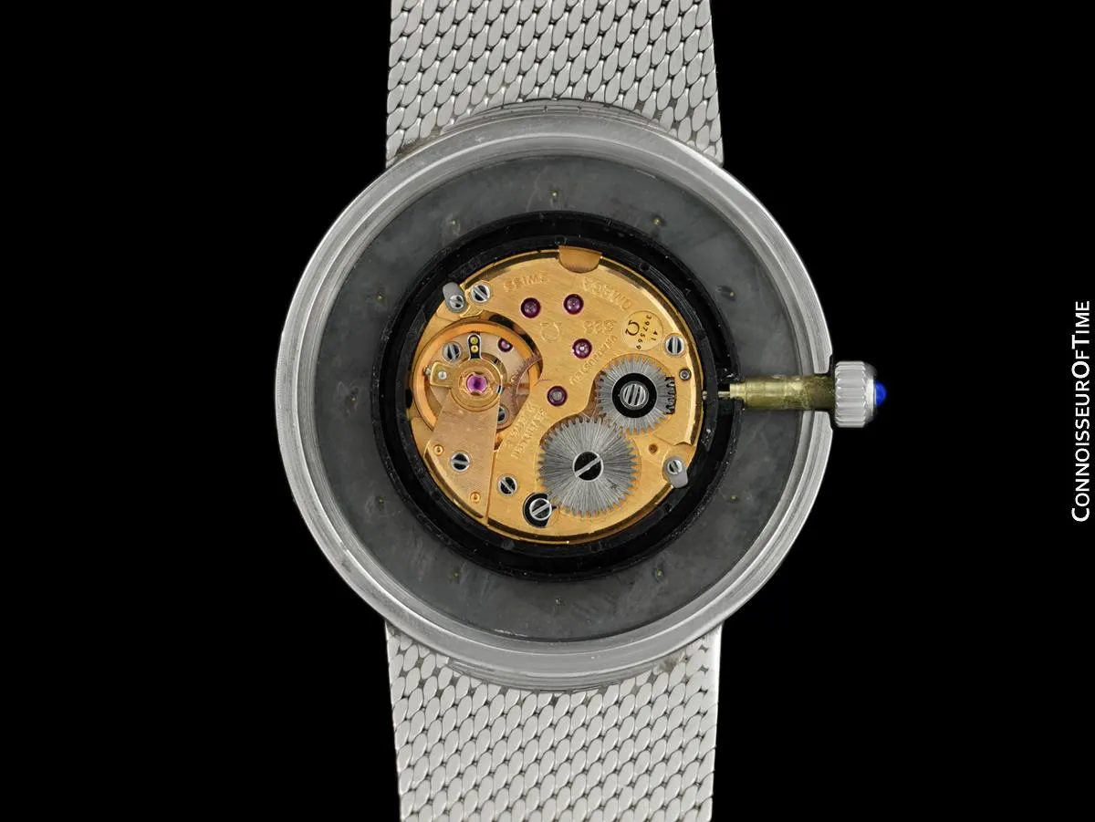 1978 Omega De Ville Vintage Mens Dress Watch with Bracelet - Stainless Steel
